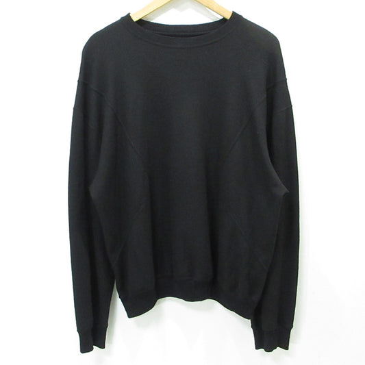 Jieda | ジエダ SWITCHING WOOL CREW スイッチングウールクルーセーター ウール長袖ニット ニット OLCT16 ブラック サイズ：2【三重本店】