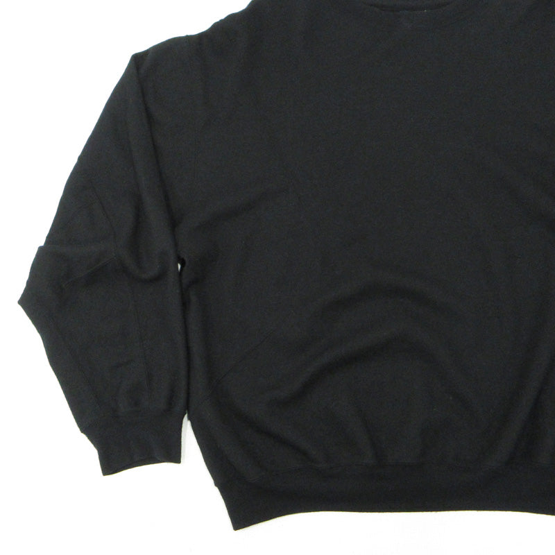 Jieda | ジエダ SWITCHING WOOL CREW スイッチングウールクルーセーター ウール長袖ニット ニット OLCT16 ブラック サイズ：2【三重本店】