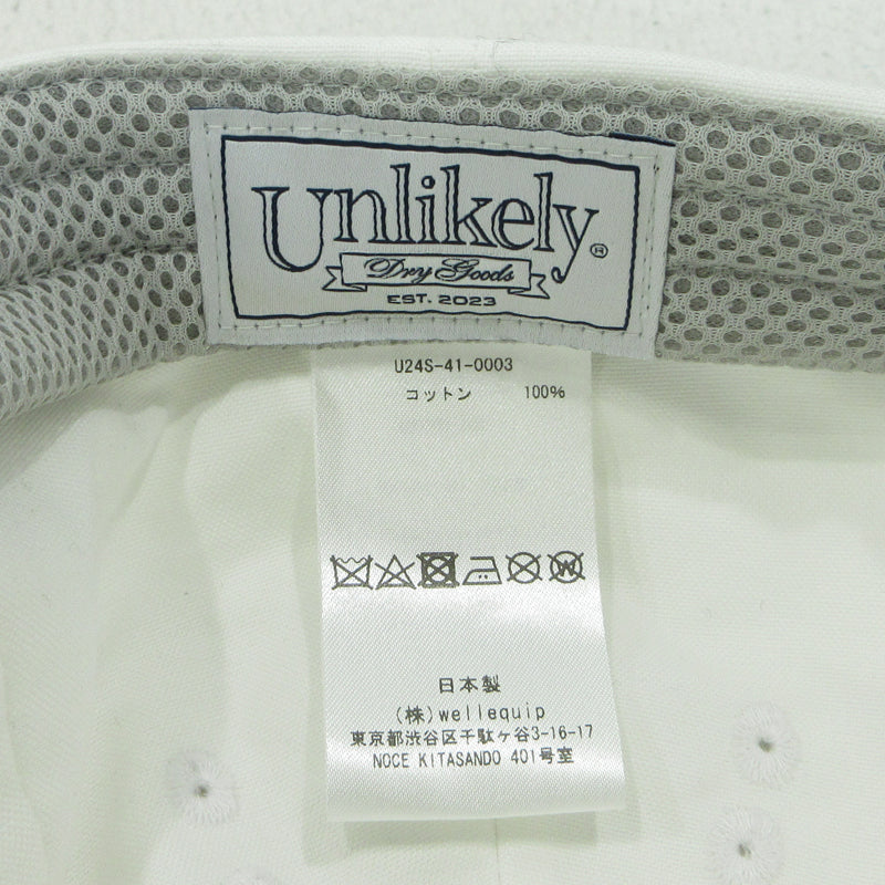 Unlikely6P Cap For Sweaty Oxford キャップ ホワイト【三重本店】