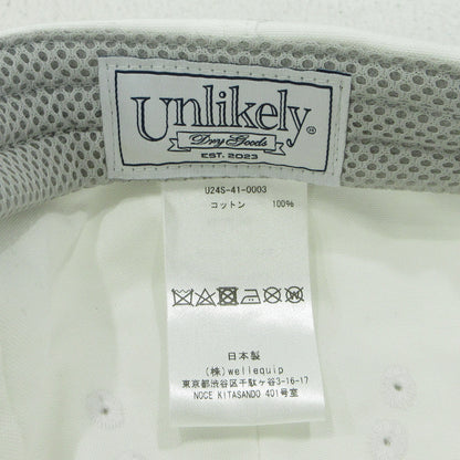 Unlikely6P Cap For Sweaty Oxford キャップ ホワイト【三重本店】