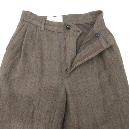 MY | マイ 総柄ウールパンツ チェック柄 その他ボトムス 173-61501 ブラウン【三重本店】