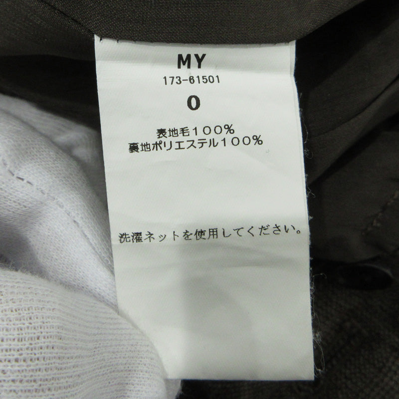 MY | マイ 総柄ウールパンツ チェック柄 その他ボトムス 173-61501 ブラウン【三重本店】