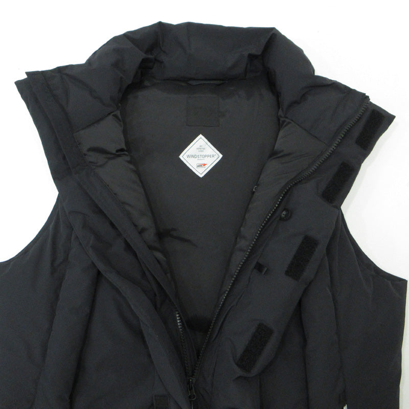 DAIWA PIER39 | ダイワピア FIELD DOWN VEST フィールドダウンベスト GORE-TEX WINDSTOPPER ゴアテックスウィンドストッパー ダウンベスト BW-18025W ブラック サイズ：M【三重本店】