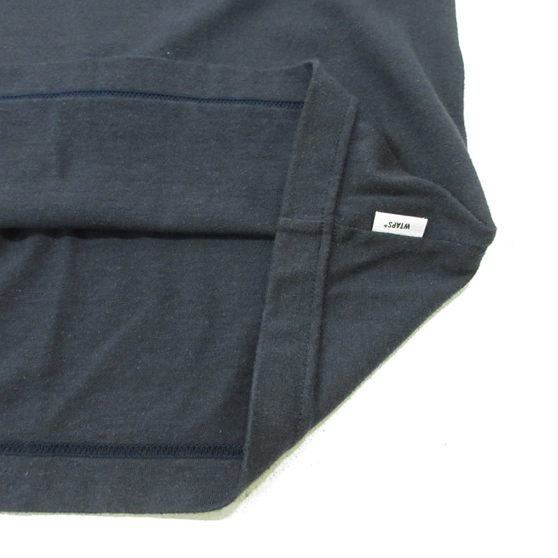 W)TAPS | ダブルタップス 長袖Ｔシャツ 251atdt-csm18 ネイビー サイズ：3【三重本店】