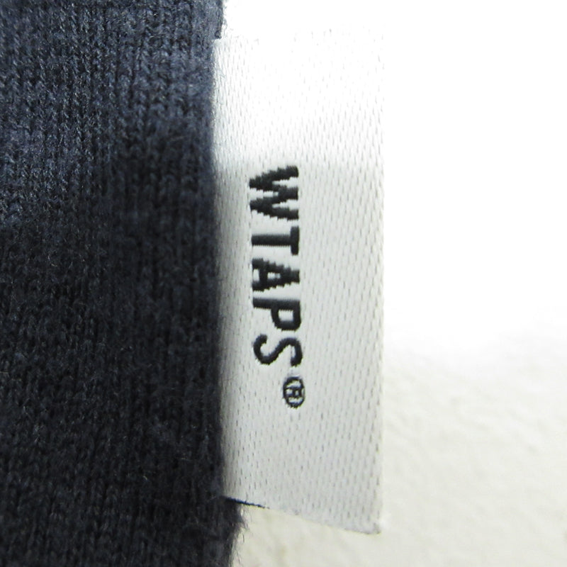 W)TAPS | ダブルタップス 長袖Ｔシャツ 251atdt-csm18 ネイビー サイズ：3【三重本店】