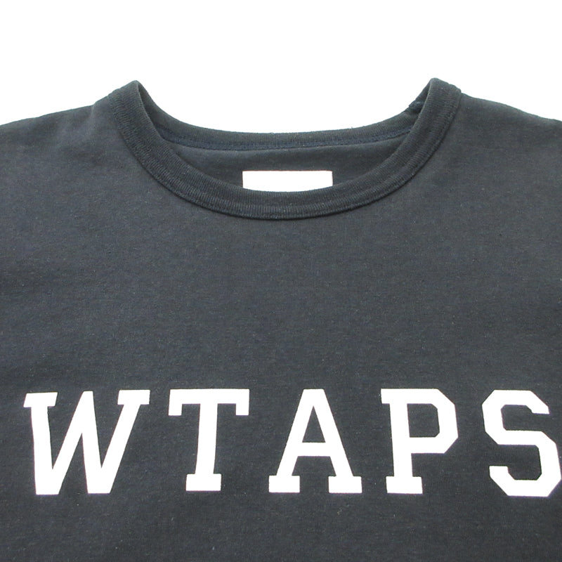 W)TAPS | ダブルタップス 長袖Ｔシャツ 251atdt-csm18 ネイビー サイズ：3【三重本店】