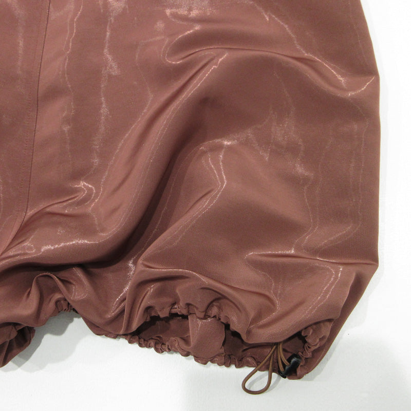 LE CIEL BLEU | ルシェルブルー Glossy Drawstring Skirt グロッシードローストリングスカート 23SS スカート 25S67102 ブラウン系 テラコッタ ボルドー サイズ：34【三重本店】