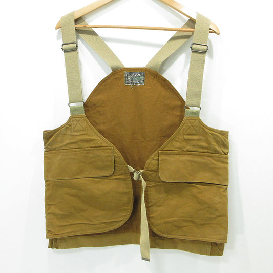 OLD | オールド UTICA DUXBAK ユーティカダックスバック マルチポケットベスト 30's～40's ベスト ライトブラウン サイズ：不明【三重本店】
