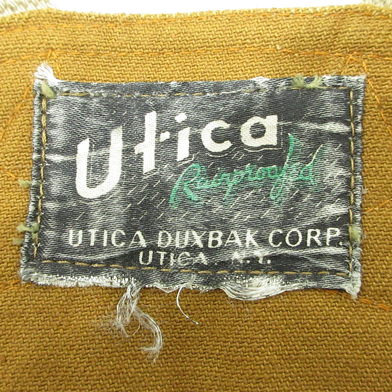 OLD | オールド UTICA DUXBAK ユーティカダックスバック マルチポケットベスト 30's～40's ベスト ライトブラウン サイズ：不明【三重本店】