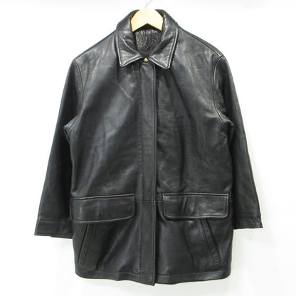 Eddie Bauer | エディー・バウアー カウレザージャケット 裏地フリース レザー C-TK8689 ブラック サイズ：XS【三重本店】