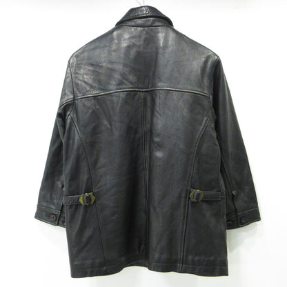 Eddie Bauer | エディー・バウアー カウレザージャケット 裏地フリース レザー C-TK8689 ブラック サイズ：XS【三重本店】