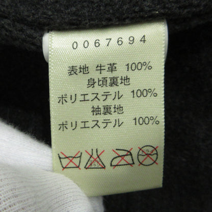 Eddie Bauer | エディー・バウアー カウレザージャケット 裏地フリース レザー C-TK8689 ブラック サイズ：XS【三重本店】