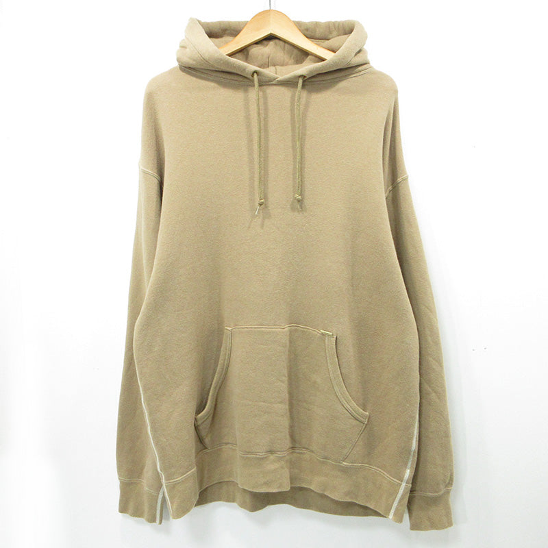 W)TAPS | ダブルタップス ロゴ刺繍長袖パーカー パーカー 212ATDT-CSM25 ベージュ サイズ：4【三重本店】