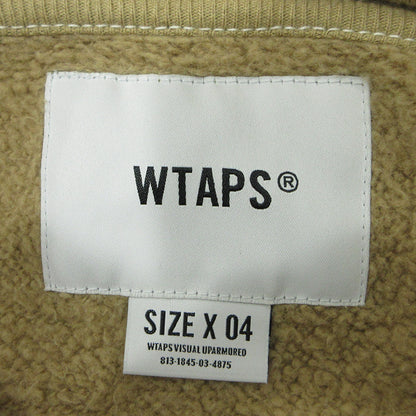 W)TAPS | ダブルタップス ロゴ刺繍長袖パーカー パーカー 212ATDT-CSM25 ベージュ サイズ：4【三重本店】