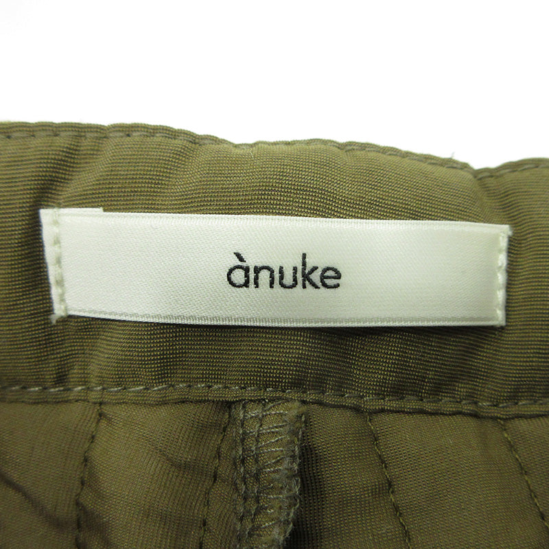 ANUKE | アンヌーク Quilting Line Pants キルティングラインパンツ 中綿パンツ その他ボトムス 62420710 カーキグリーン オリーブ サイズ：38【三重本店】