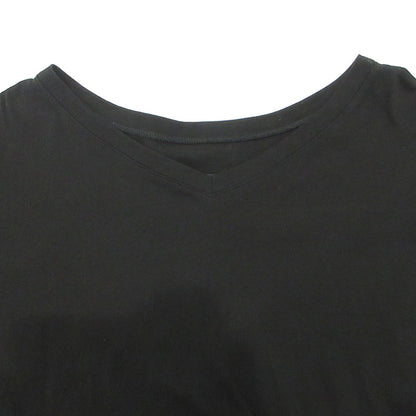 Yohji Yamamoto | ヨウジヤマモト REGULATION レギュレーション Vネック長袖ワンピース Tシャツワンピース ワンピース FT-T83-002 ブラック サイズ：2【三重本店】