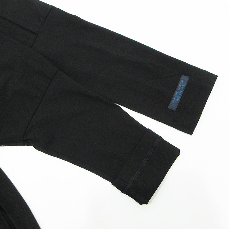 Yohji Yamamoto | ヨウジヤマモト REGULATION レギュレーション Vネック長袖ワンピース Tシャツワンピース ワンピース FT-T83-002 ブラック サイズ：2【三重本店】