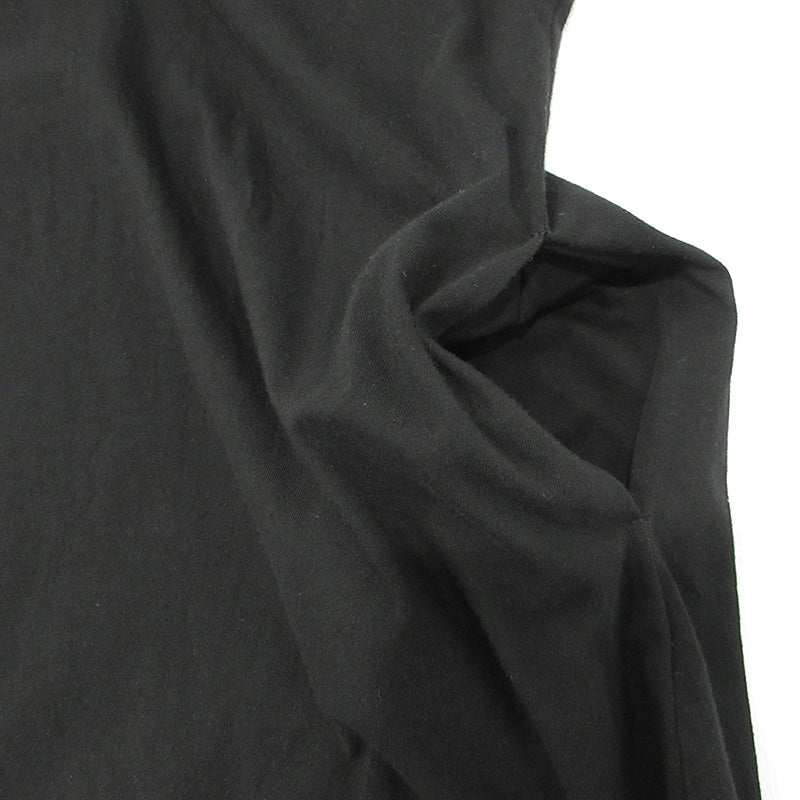 Yohji Yamamoto | ヨウジヤマモト REGULATION レギュレーション Vネック長袖ワンピース Tシャツワンピース ワンピース FT-T83-002 ブラック サイズ：2【三重本店】