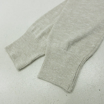 FUMIE TANAKA | フミエ タナカ KNITTED LINEN LACE-UP LONG SLEEVE ニット FU-V-KT003 ベージュ【三重本店】