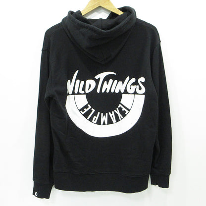 WILD THINGS | ワイルドシングス ロゴプリント長袖パーカー パーカー ブラック サイズ：M【三重本店】