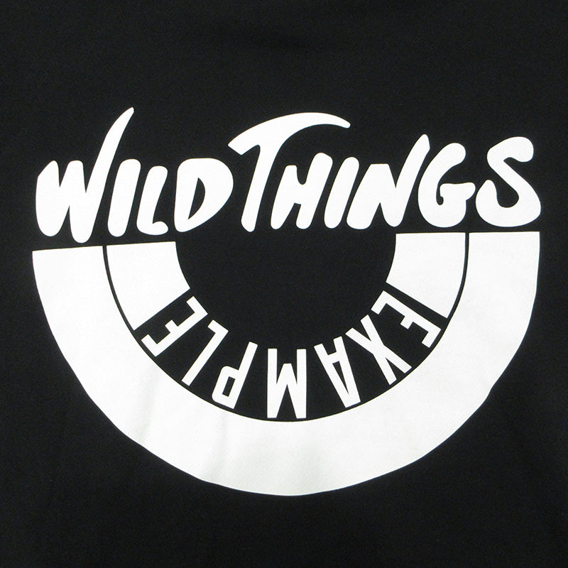WILD THINGS | ワイルドシングス ロゴプリント長袖パーカー パーカー ブラック サイズ：M【三重本店】