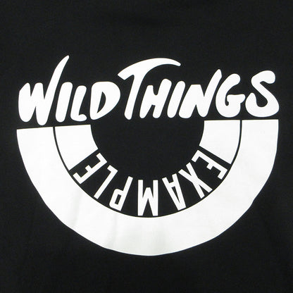 WILD THINGS | ワイルドシングス ロゴプリント長袖パーカー パーカー ブラック サイズ：M【三重本店】