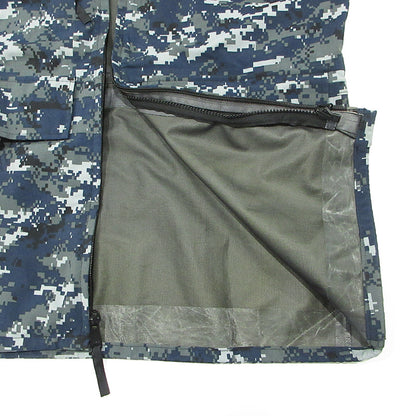 MILITARY衣料 | ミリタリーイリョウ U.S.NAVY 米海軍 DIGTAL PATTERN GORE-TEX PARKA ゴアテックスパーカー 総柄ミリタリージャケット マウンテンパーカー 迷彩柄 ミリタリージャケット 8415-01-539-9902 ネイビー マルチカラー デジカモ サイズ：S【三重本店】