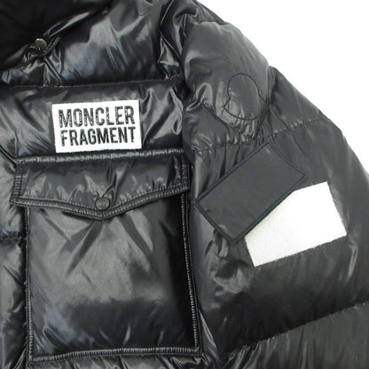 MONCLER GENIUS | モンクレールジニアス × FRAGMENT フラグメント 藤原ヒロシ ANTHEM アンセム ロゴワッペン襟2WAYダウンジャケット ダウンジャケット D209U4030850 ブラック サイズ：1【三重本店】