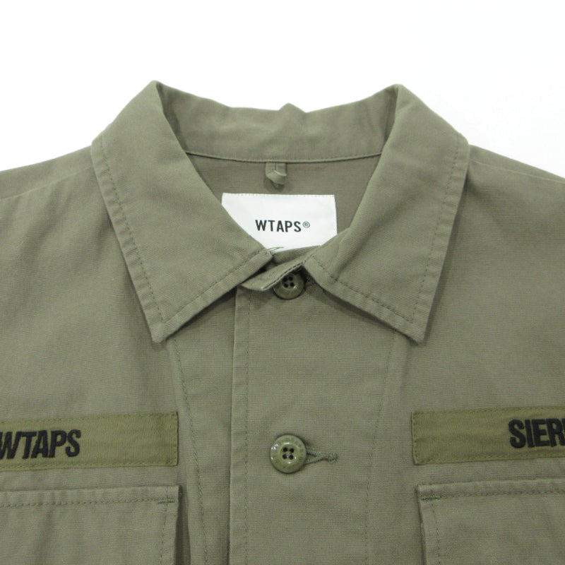 W)TAPS | ダブルタップス ジャングル 長袖シャツ 192WVDT-SHM03 ブラウン系 サイズ：1【三重本店】
