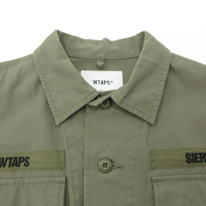 W)TAPS | ダブルタップス ジャングル 長袖シャツ 192WVDT-SHM03 ブラウン系 サイズ：1【三重本店】