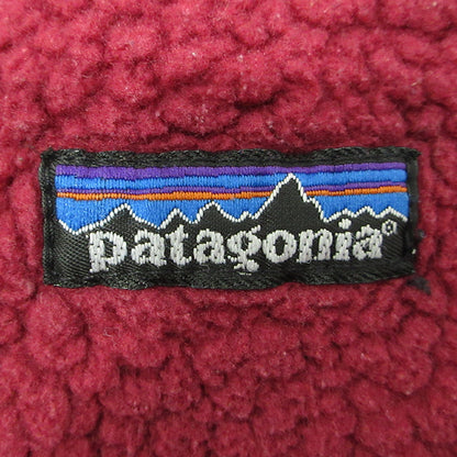 patagonia | パタゴニア シンチラハーフジップ 90's 雪なしタグ U.S.A.製 ロゴワッペンハーフジップフリースプルオーバージャケット その他トップス ワインレッド ボルドー サイズ：M【三重本店】