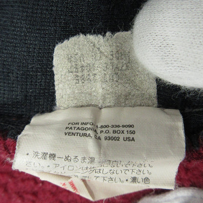 patagonia | パタゴニア シンチラハーフジップ 90's 雪なしタグ U.S.A.製 ロゴワッペンハーフジップフリースプルオーバージャケット その他トップス ワインレッド ボルドー サイズ：M【三重本店】