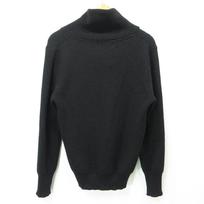 RADIALL | ラディアル ウール長袖ニット 襟ボタン付きセーター ニット RAD-12AW-KNIT001 ブラック サイズ：38【三重本店】
