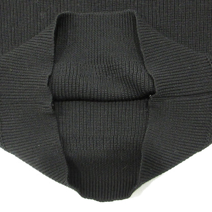 RADIALL | ラディアル ウール長袖ニット 襟ボタン付きセーター ニット RAD-12AW-KNIT001 ブラック サイズ：38【三重本店】