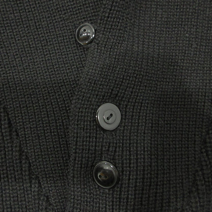RADIALL | ラディアル ウール長袖ニット 襟ボタン付きセーター ニット RAD-12AW-KNIT001 ブラック サイズ：38【三重本店】