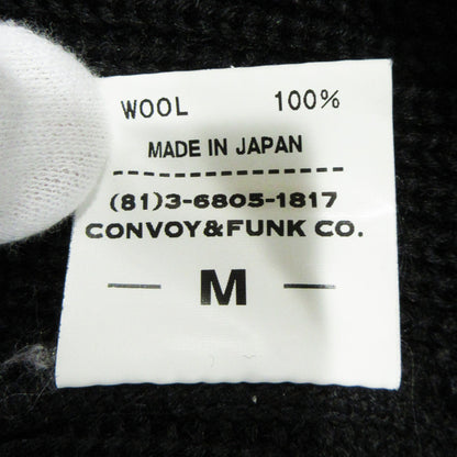 RADIALL | ラディアル ウール長袖ニット 襟ボタン付きセーター ニット RAD-12AW-KNIT001 ブラック サイズ：38【三重本店】