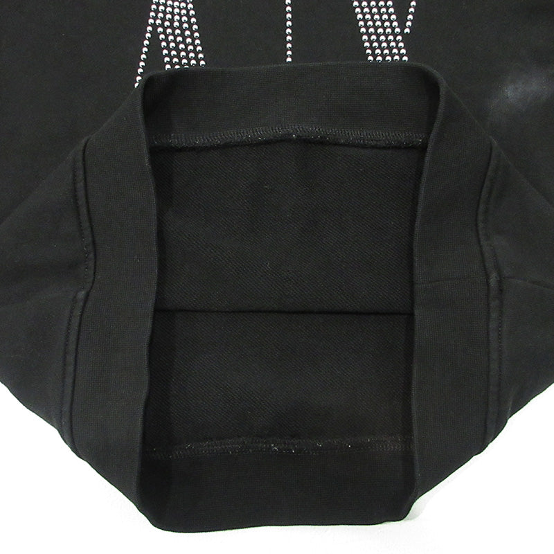 ARMANI EXCHANGE | アルマーニエクスチェンジ スタッズロゴプリント長袖スウェットシャツ スウェット 8NYM01 YJ68Z ブラック サイズ：XS【三重本店】