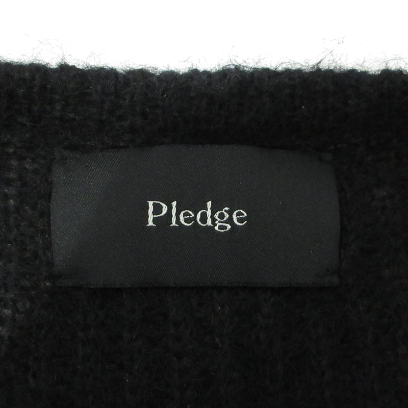 Pledge | プレッジ モヘア混合カーディガン カーディガン ブラック サイズ：46【三重本店】