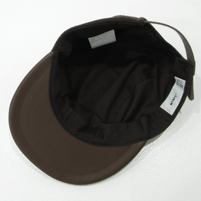 W)TAPS | ダブルタップス WONY. Flannel. Synthetic キャップ 252HCDT-HT04 ブラウン【三重本店】