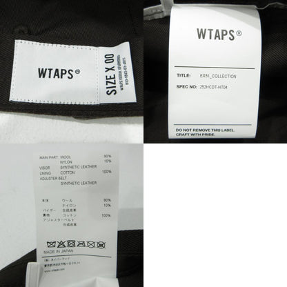 W)TAPS | ダブルタップス WONY. Flannel. Synthetic キャップ 252HCDT-HT04 ブラウン【三重本店】