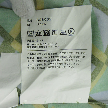 COMME des GARCONS SHIRT | コムデギャルソンシャツ × Kari Benjamin カールベンジャミン 総柄長袖シャツ 幾何学模様 長袖シャツ S28032 グリーン サイズ：S【三重本店】