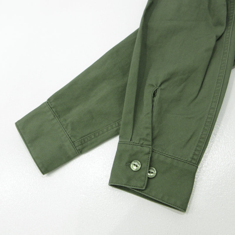 CHALLENGER | チャレンジャー SNAKING LOGO WORK SHIRT スネークロゴワークシャツ 長袖シャツ CLG-SH 025-012 カーキ サイズ：M【三重本店】