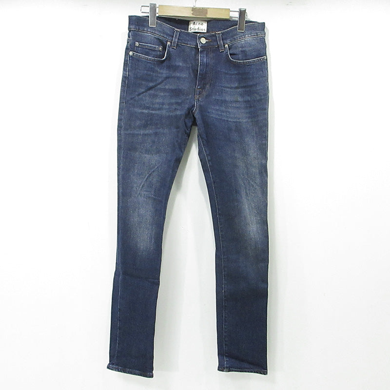 ACNE STUDIOS | アクネストゥディオズ THIN SP ANIEL VINT ジップフライデニムパンツ ストレッチ デニムパンツ ネイビー インディゴ サイズ：31【三重本店】