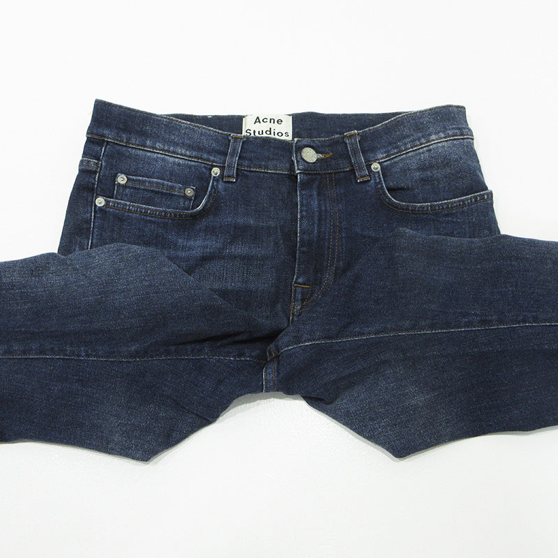 ACNE STUDIOS | アクネストゥディオズ THIN SP ANIEL VINT ジップフライデニムパンツ ストレッチ デニムパンツ ネイビー インディゴ サイズ：31【三重本店】