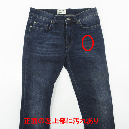 ACNE STUDIOS | アクネストゥディオズ THIN SP ANIEL VINT ジップフライデニムパンツ ストレッチ デニムパンツ ネイビー インディゴ サイズ：31【三重本店】
