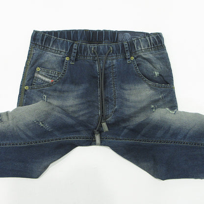 DIESEL | ディーゼル KROOLEY-NE クルーリー ジョグジーンズ USED加工デニムパンツ ダメージ加工 イージーパンツ デニムパンツ 0678J ブルー サイズ：26【三重本店】