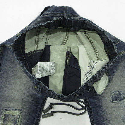 DIESEL | ディーゼル KROOLEY-NE クルーリー ジョグジーンズ USED加工デニムパンツ ダメージ加工 イージーパンツ デニムパンツ 0678J ブルー サイズ：26【三重本店】