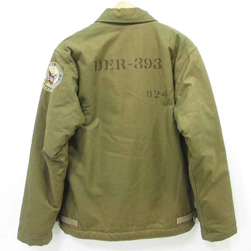 Buzz Rickson's | バズリクソンズ A-2 DER-393 USS HAVERFIELD DECK JACKET その他アウター BR12291 カーキ サイズ：M【三重本店】