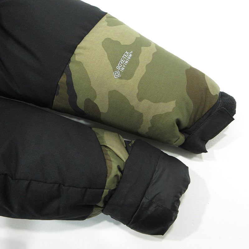 THE NORTH FACE | ザ・ノースフェイス NOVELTY BALTRO LIGHT ノベルティバルトロライト 総柄ロゴ刺繍ダウンジャケット 迷彩柄 ダウンジャケット ND91951 カーキグリーン マルチカラー カモ サイズ：L【三重本店】