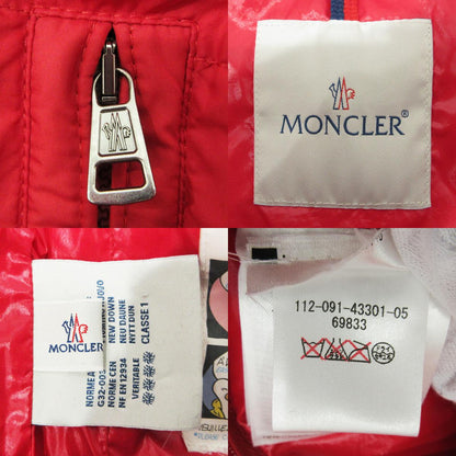 MONCLER | モンクレール CHEVAL ロゴワッペンダウンベスト ダウンベスト 112-091-43301-05 レッド サイズ：3【三重本店】